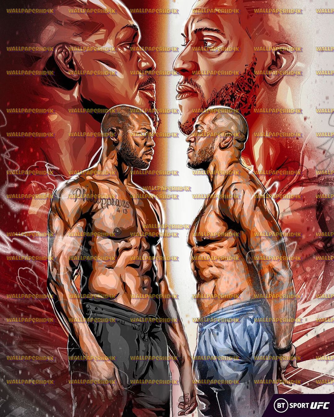 UFC Jon Jones Vs Ciryl Gane Wallpaper Download